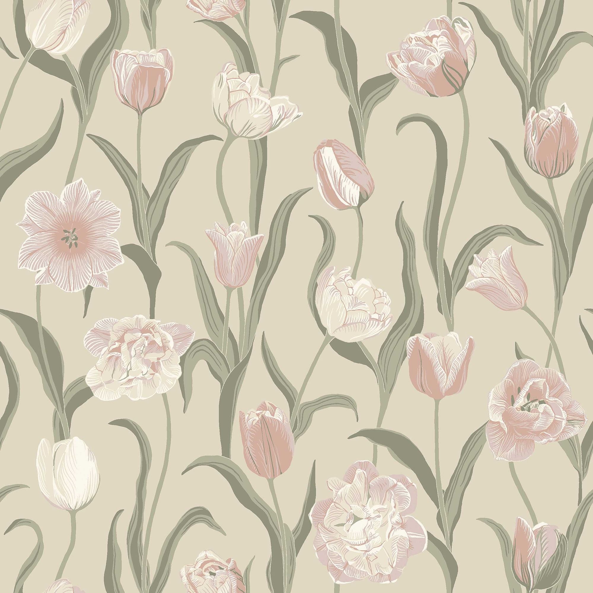 6970 La Belle Epoque Pink and Multi Wallpaper by Boråstapeter