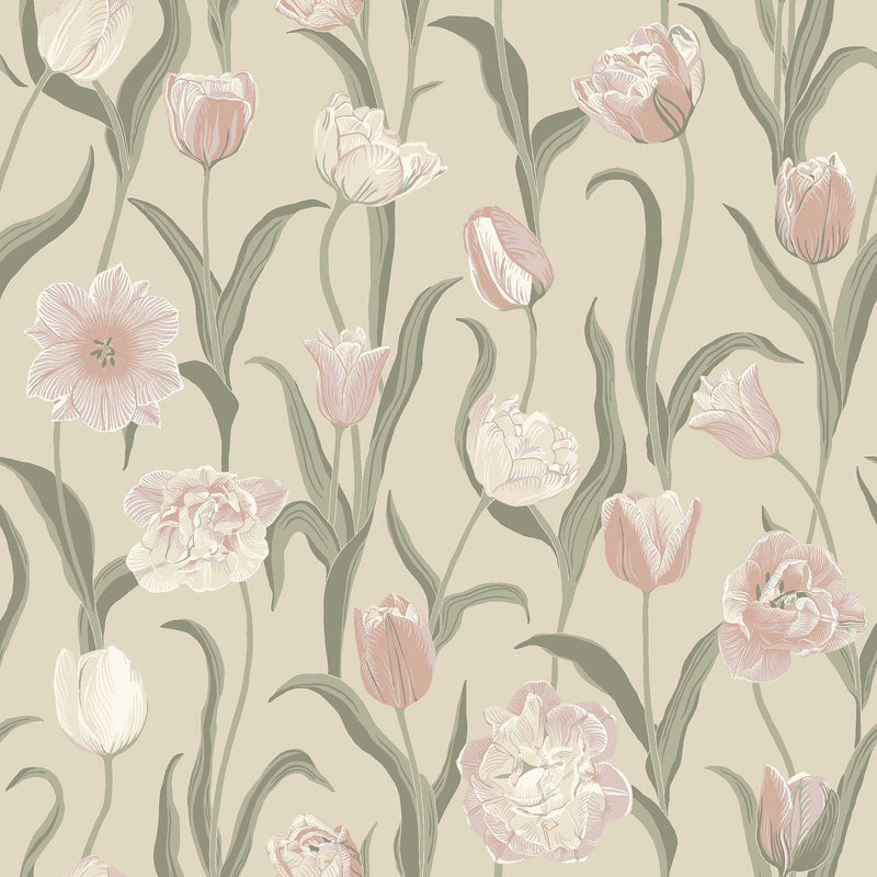 6970 La Belle Epoque Pink and Multi Wallpaper by Boråstapeter