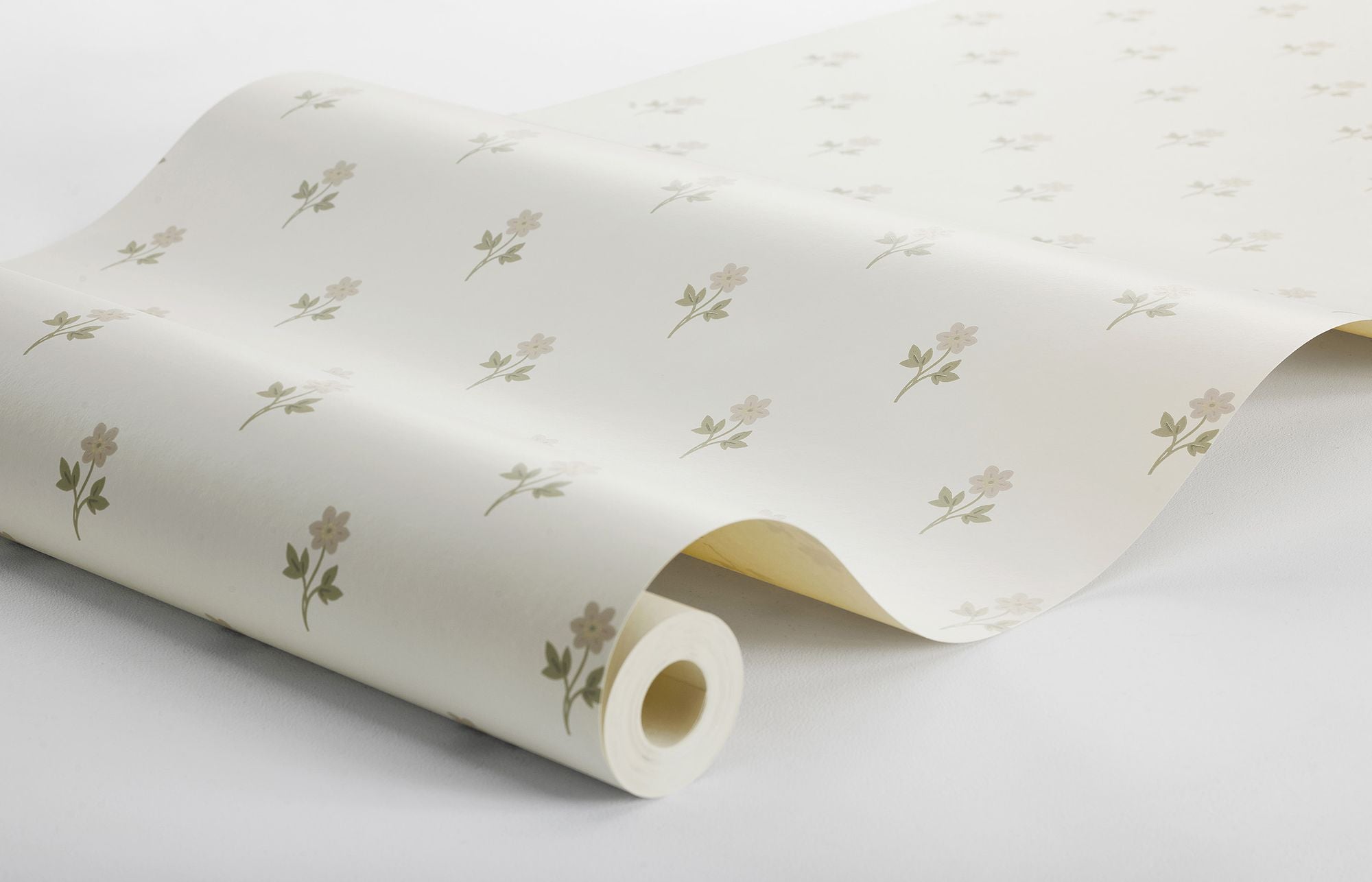 6973 Anemone Pink and White Wallpaper by Boråstapeter