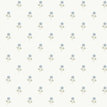 6974 Anemone Blue and White Wallpaper by Boråstapeter