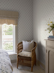 6974 Anemone Blue and White Wallpaper by Boråstapeter