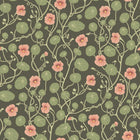 6976 Krasse Green and Red Wallpaper by Boråstapeter