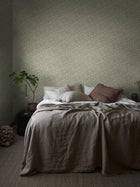 6977 Klöver Beige and Green Wallpaper by Boråstapeter