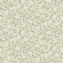 6977 Klöver Beige and Green Wallpaper by Boråstapeter