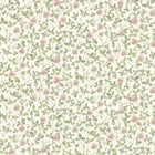 6978 Klöver Pink and Green Wallpaper by Boråstapeter