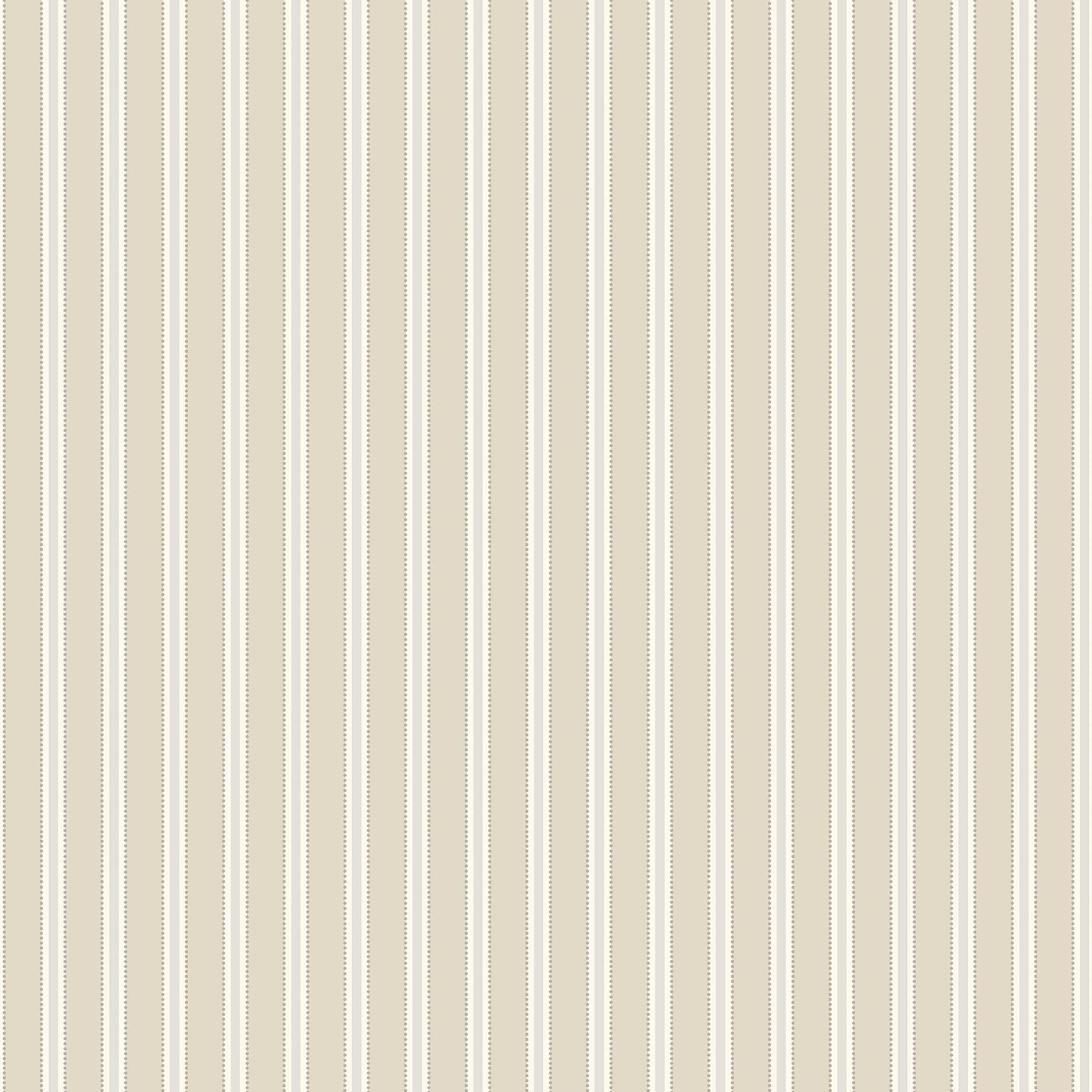 6979 Pärlrand Beige and White Wallpaper by Boråstapeter
