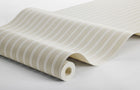 6979 Pärlrand Beige and White Wallpaper by Boråstapeter
