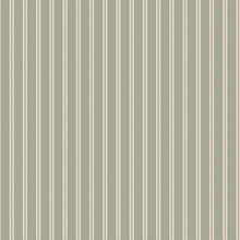 6980 Pärlrand Green and Beige Wallpaper by Boråstapeter