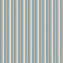 6981 Pärlrand Blue and Beige Wallpaper by Boråstapeter