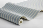 6981 Pärlrand Blue and Beige Wallpaper by Boråstapeter