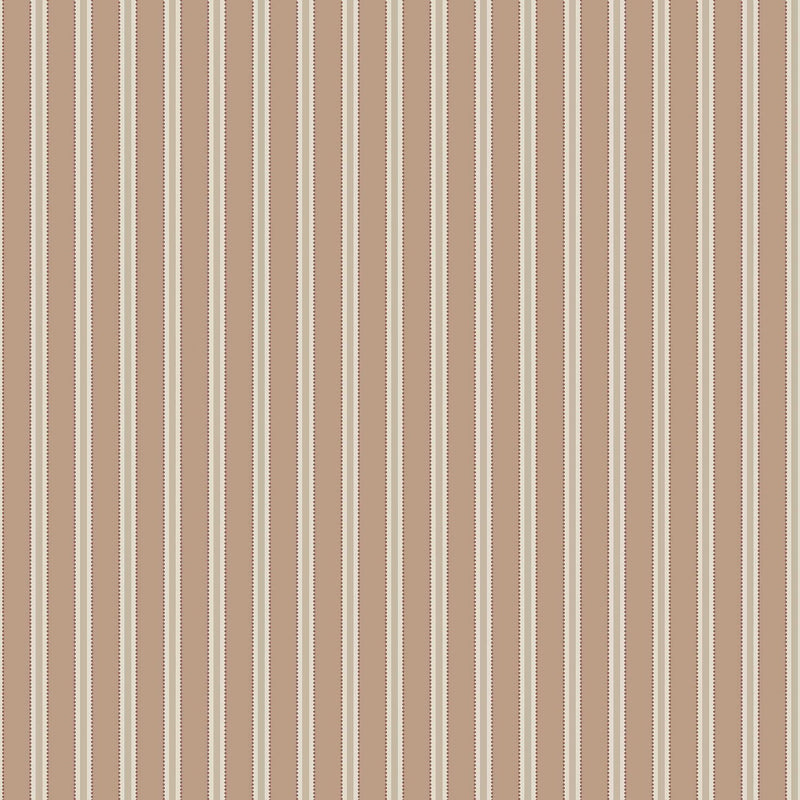 6982 Pärlrand Red and Beige Wallpaper by Boråstapeter
