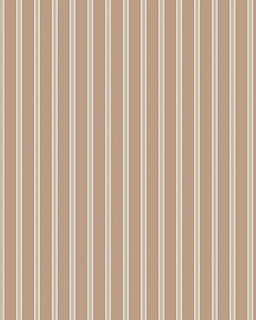 6982 Pärlrand Red and Beige Wallpaper by Boråstapeter