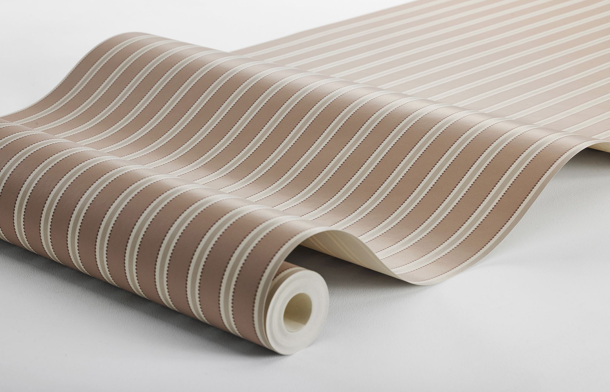 6982 Pärlrand Red and Beige Wallpaper by Boråstapeter