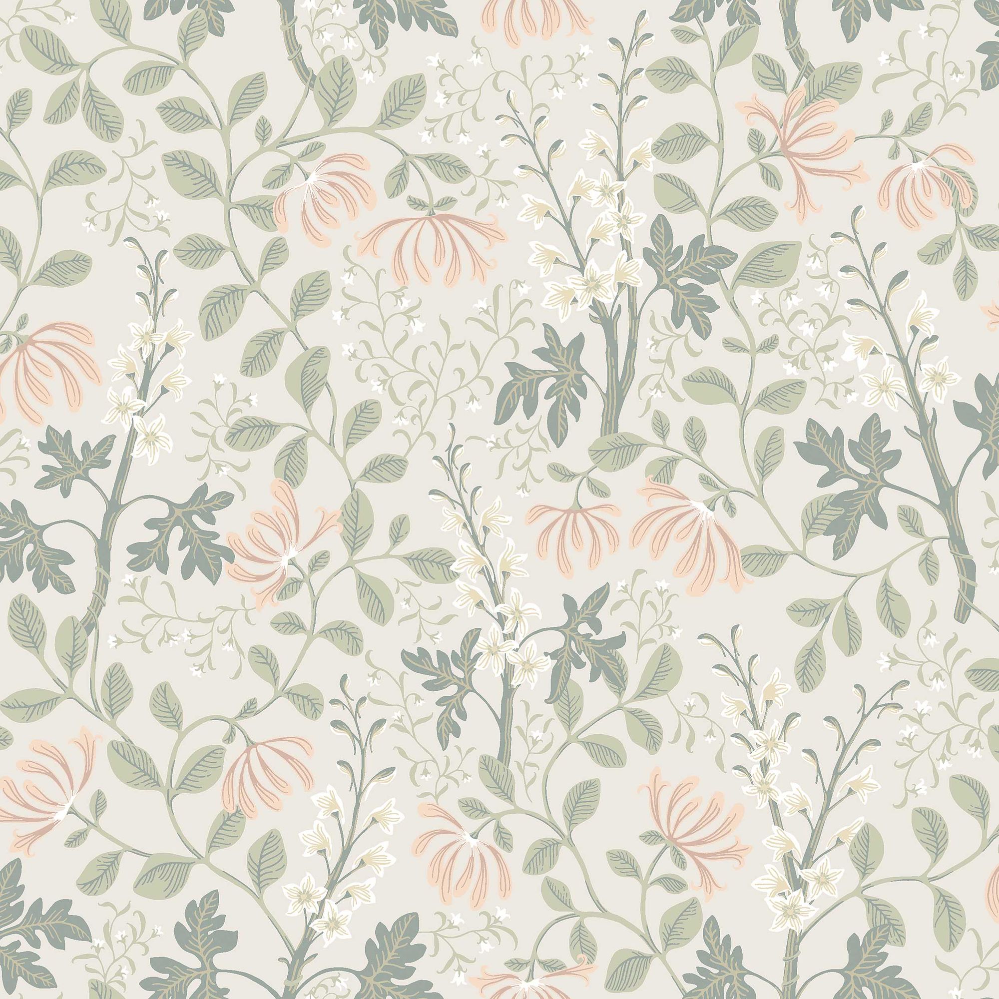 6983 Trädgårdsfröjd Pink and Multi Wallpaper by Boråstapeter