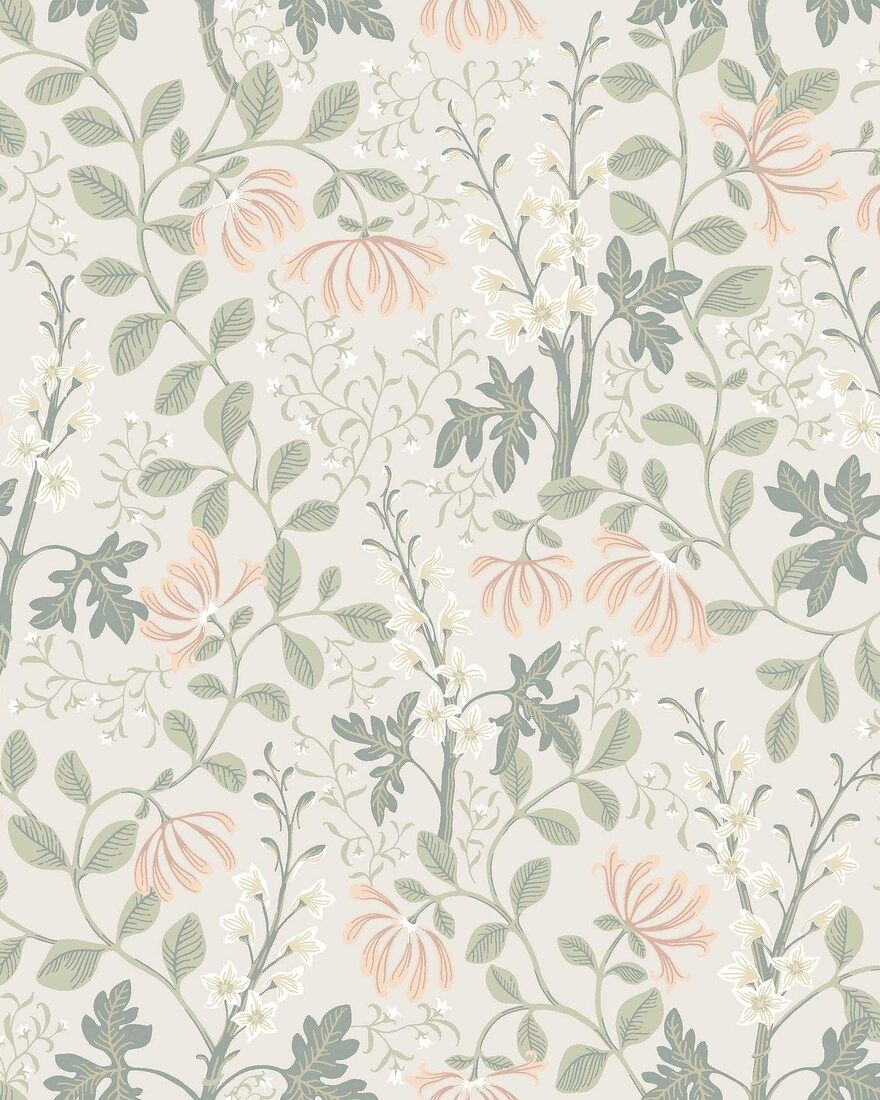 6983 Trädgårdsfröjd Pink and Multi Wallpaper by Boråstapeter