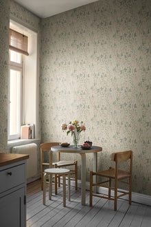 6983 Trädgårdsfröjd Pink and Multi Wallpaper by Boråstapeter