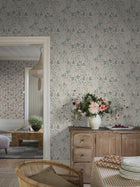 6983 Trädgårdsfröjd Pink and Multi Wallpaper by Boråstapeter