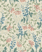 6985 Trädgårdsfröjd Multi and Beige Wallpaper by Boråstapeter