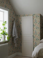 6985 Trädgårdsfröjd Multi and Beige Wallpaper by Boråstapeter