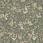 6986 Trädgårdsfröjd Green and Multi Wallpaper by Boråstapeter