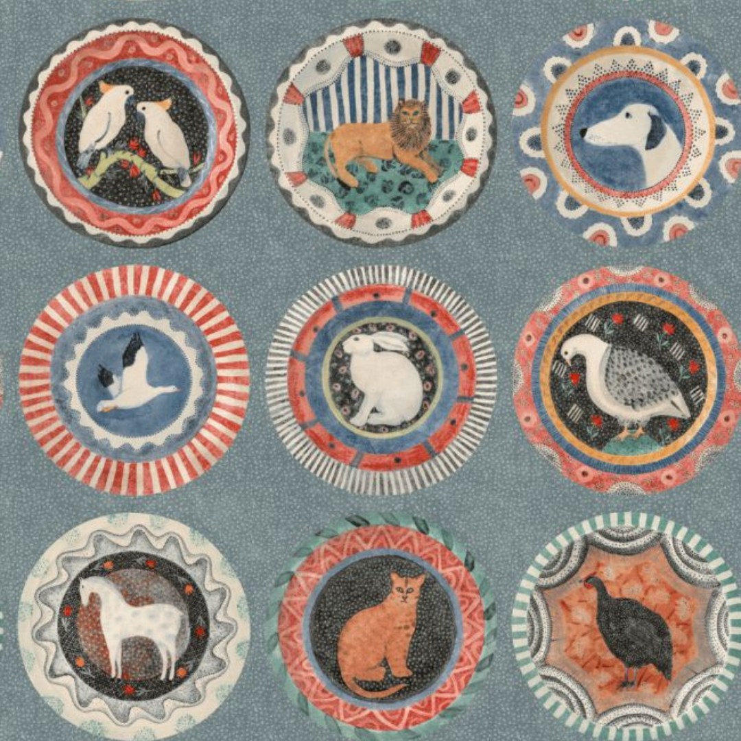 BW45126/5 Robina's Dinner Party Kit Kemp Wallpaper By GP & J Baker