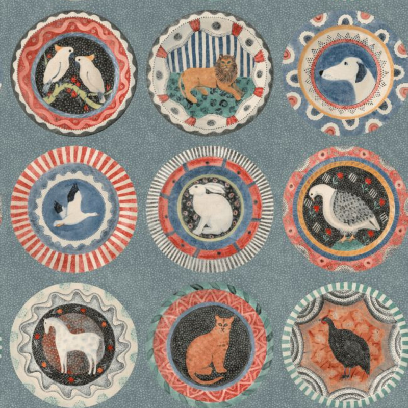 BW45126/5 Robina's Dinner Party Kit Kemp Wallpaper By GP & J Baker