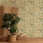 571479 Boho Palm Mustard Wallpaper by Rasch