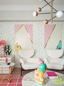 DI3302-1 Capsules Pink Diversity Wallpaper by Tres Tintas