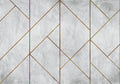 La Coupole Concrete Gold Montmartre Mural by Coordonné