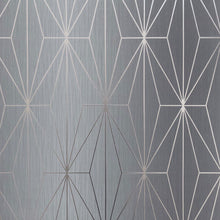 703014 Kayla Grey and Gunmetal Wallpaper By Muriva