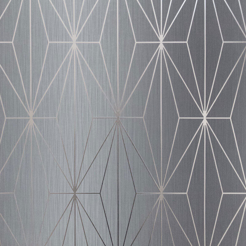 703014 Kayla Grey and Gunmetal Wallpaper By Muriva