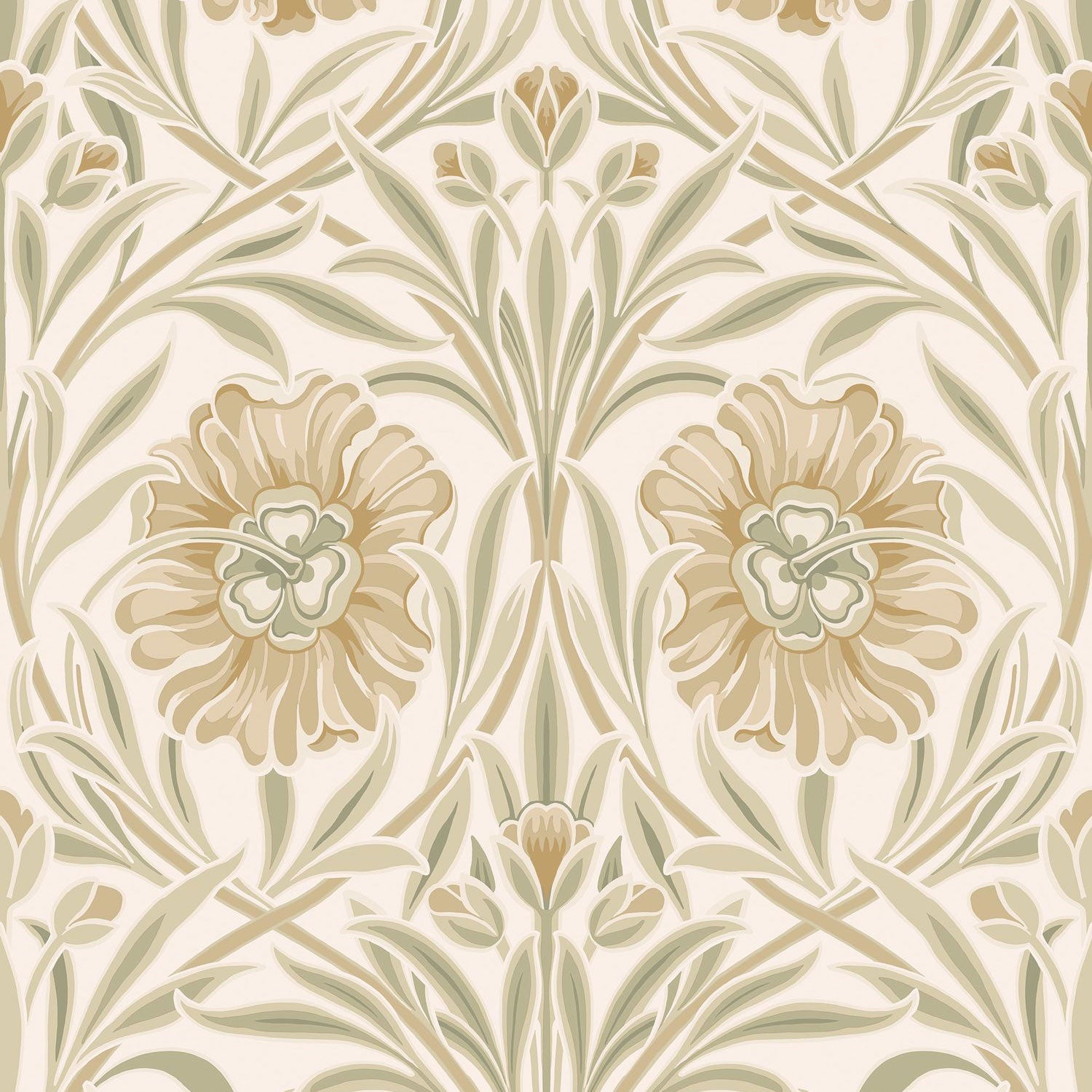 70370100 Isadora Ivoire/Amande Wallpaper by Casamance