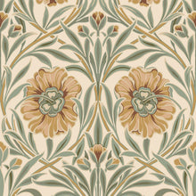 70370202 Isadora Ivoire/Céladon Wallpaper by Casamance