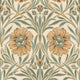 Isadora Ivoire/Céladon Isadora Wallpaper by Casamance