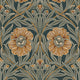 Isadora Vert Anglais/Céladon Isadora Wallpaper by Casamance