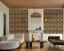 70370406 Isadora Noir/Doré Wallpaper by Casamance