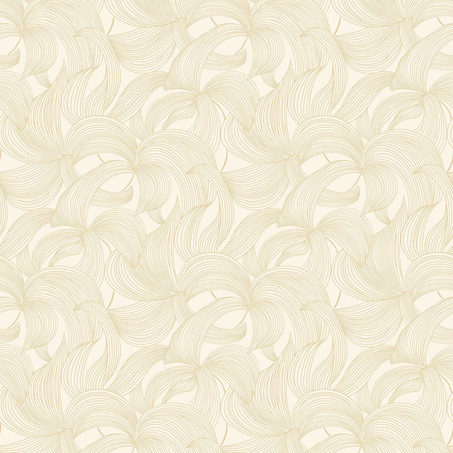 70681426 Leontine Ivoire/Doré Wallpaper by Casamance