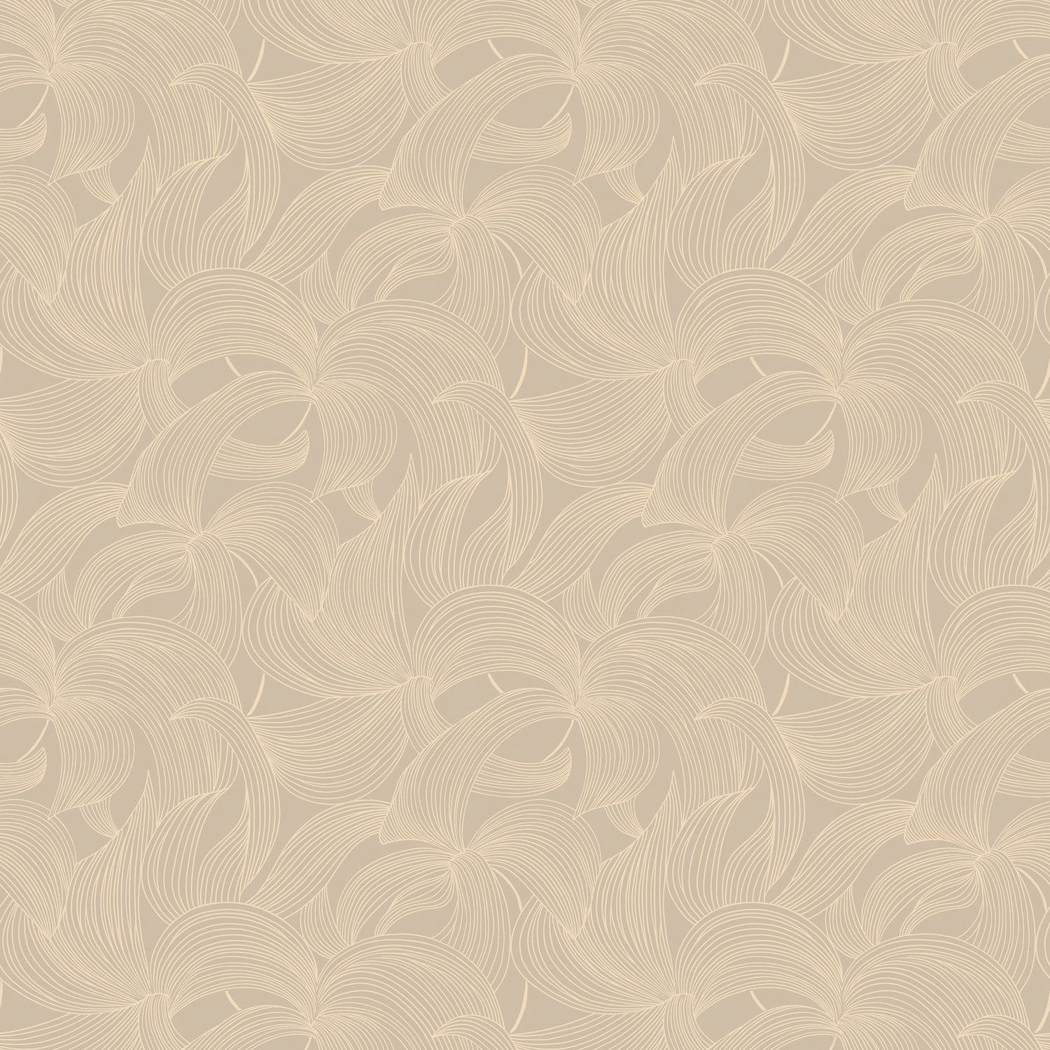 70681528 Leontine Marron Glacé/Nacré Wallpaper by Casamance