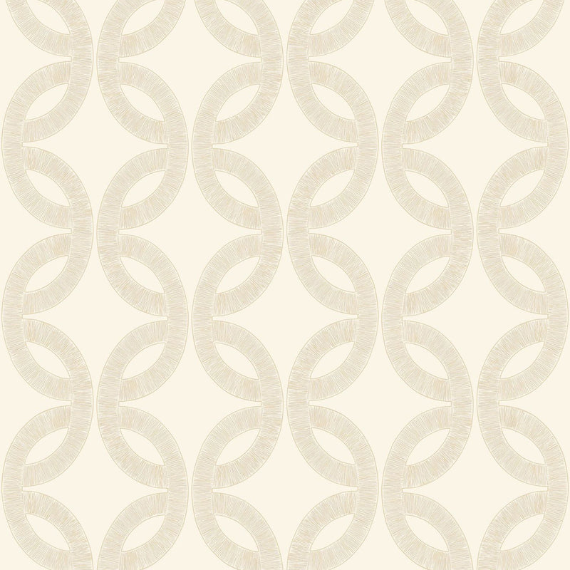 70692038 Etienne Ivoire/Doré Wallpaper by Casamance