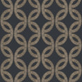 Etienne Encre/Doré Isadora Wallpaper by Casamance