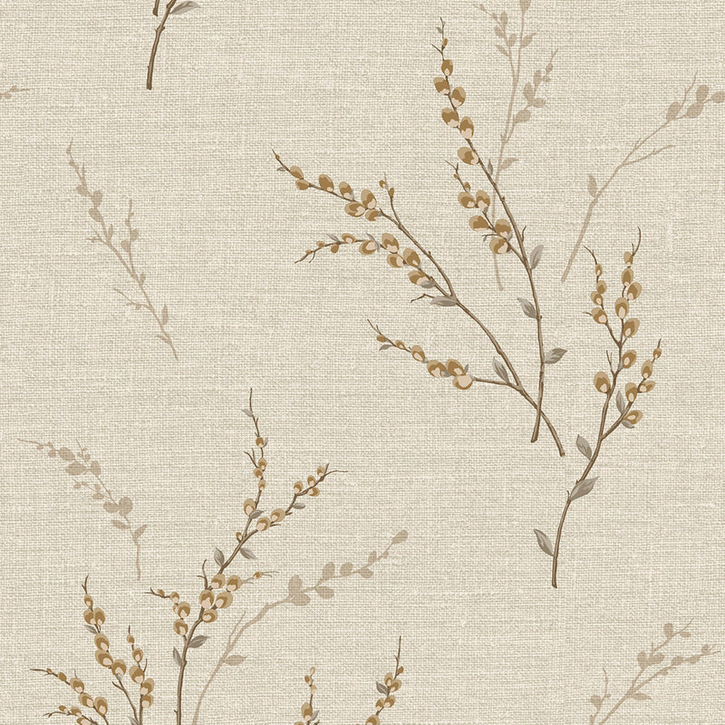7150 Sahara Moon Light White and Beige Graphics Wallpaper by Boråstapeter