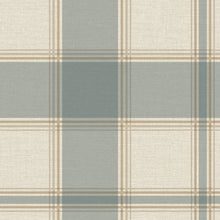 7157  GB7157 Carmella Check Blue Wallpaper by Belgravia