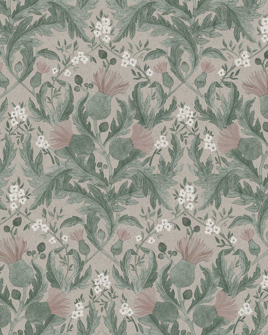 7203 Thistle Icons Wallpaper by Boråstapeter