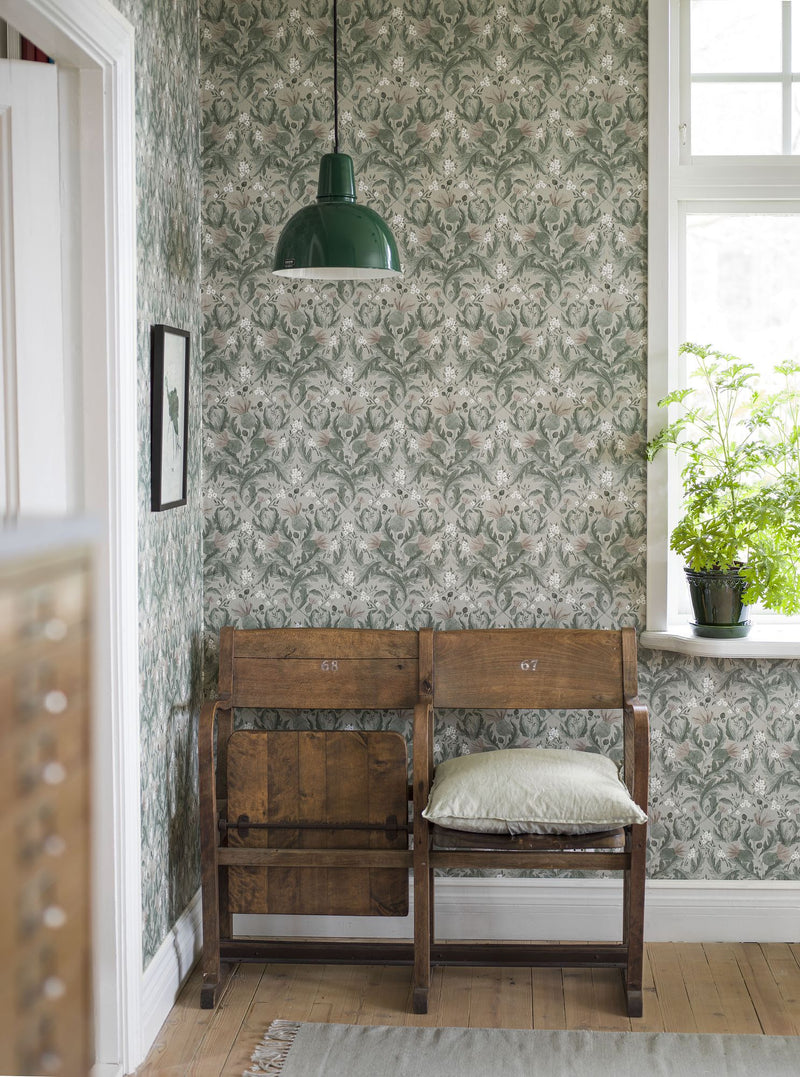 7203 Thistle Icons Wallpaper by Boråstapeter