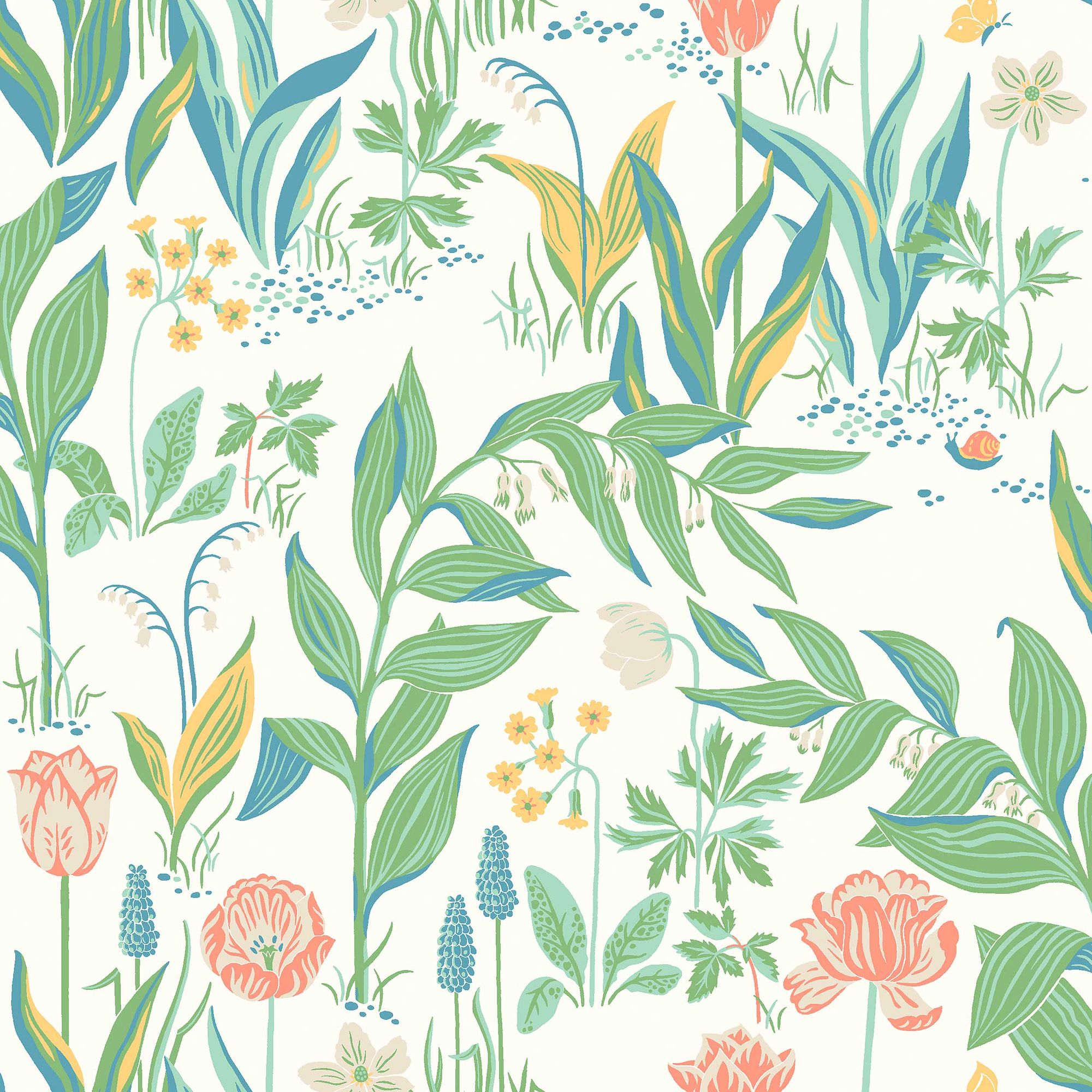 7218 Spring Garden Icons Wallpaper by Boråstapeter