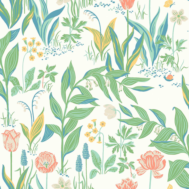 7218 Spring Garden Icons Wallpaper by Boråstapeter