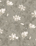 7227 Lily Tree Dark Grey and Beige Adorn Wallpaper by Boråstapeter
