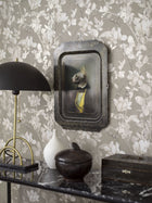 7227 Lily Tree Dark Grey and Beige Adorn Wallpaper by Boråstapeter
