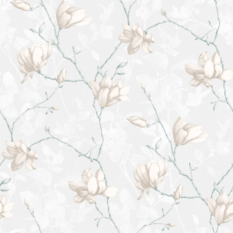7229 Lily Tree White Adorn Wallpaper by Boråstapeter