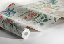 7235 Carnation Garden Multi and White Wallpaper by Boråstapeter